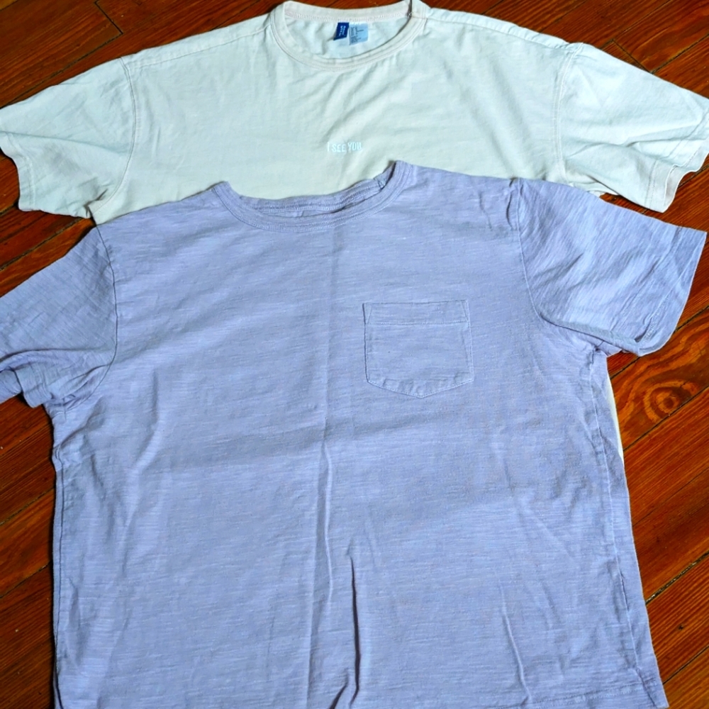 H&M Men's Short Sleeves Tees Size M & George Brands